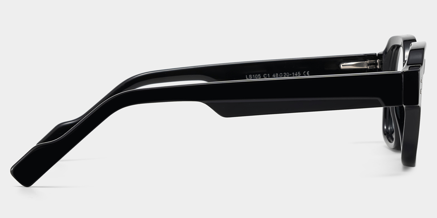 Joy Geometric Black Glasses3