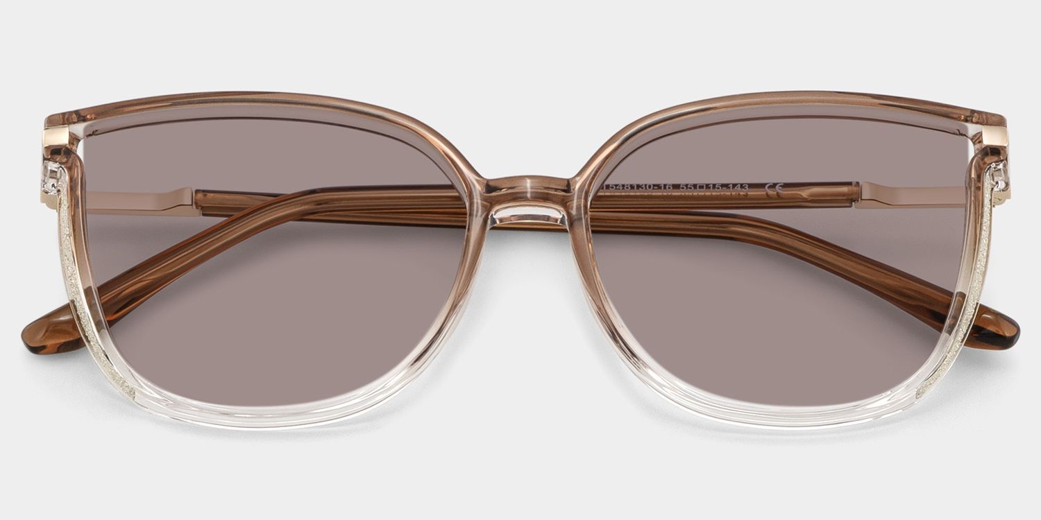 Rodz Square Brown Eyeglasses and Thin Frames Glasses1
