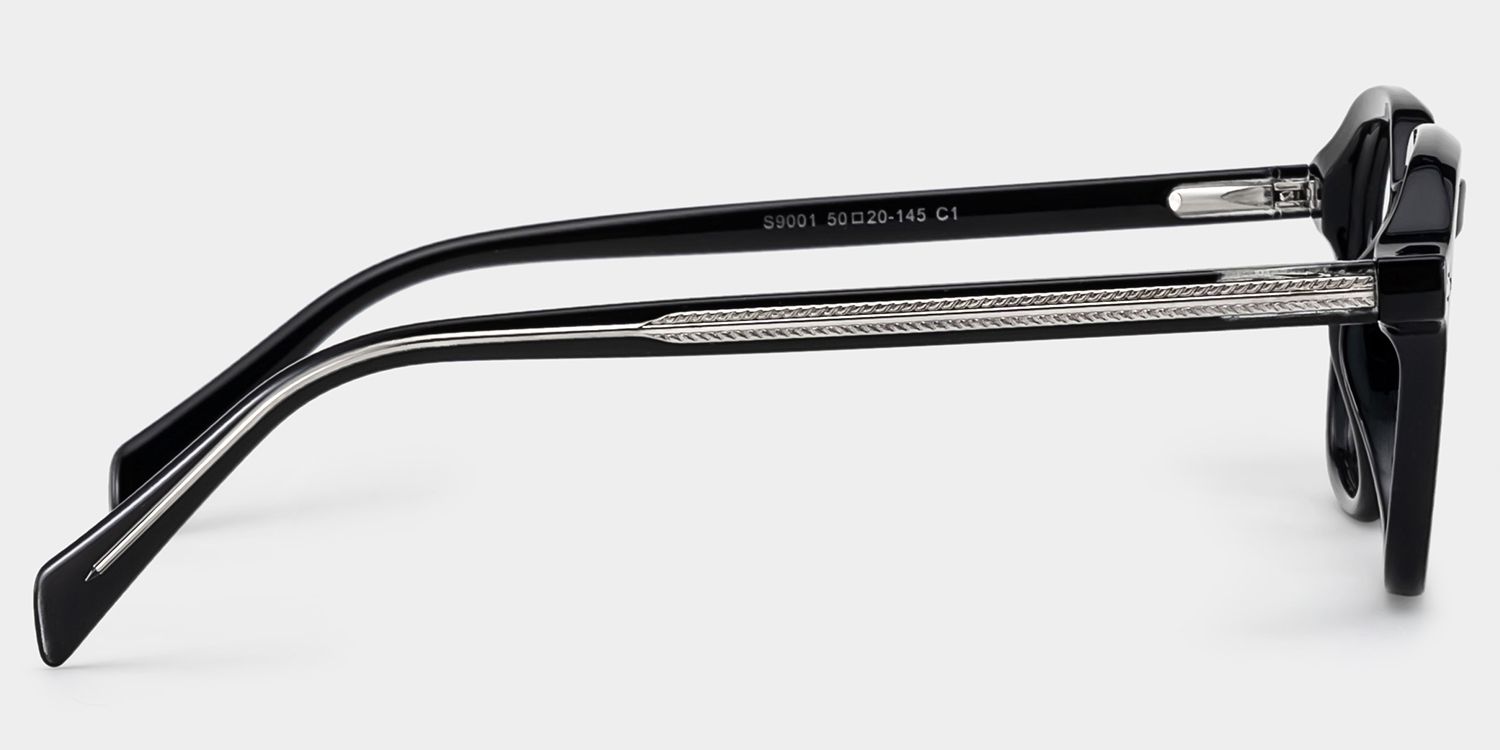 Josh Black Frame Glasses with Rectangle Frame Online | ZEELOOL4