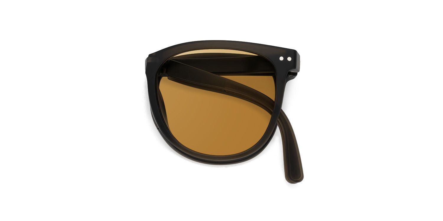 Lindzy TR90 Brown Frame Sunglasses with Square Shape | ZEELOOL UK1