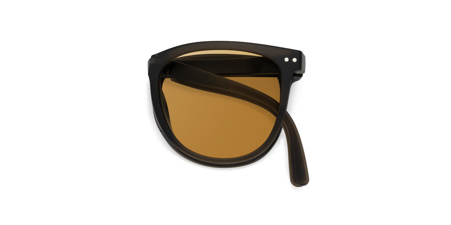 Lindzy TR90 Brown Frame Sunglasses with Square Shape | ZEELOOL UK1