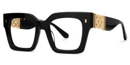 Cummings Square Black Glasses1