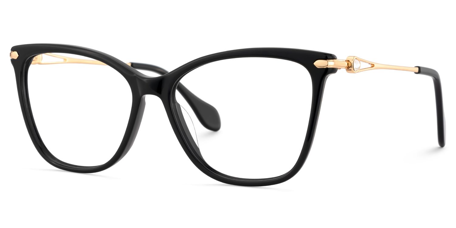Butterfly-Shaped Spectacles With Shiny Diamond On The Temples3