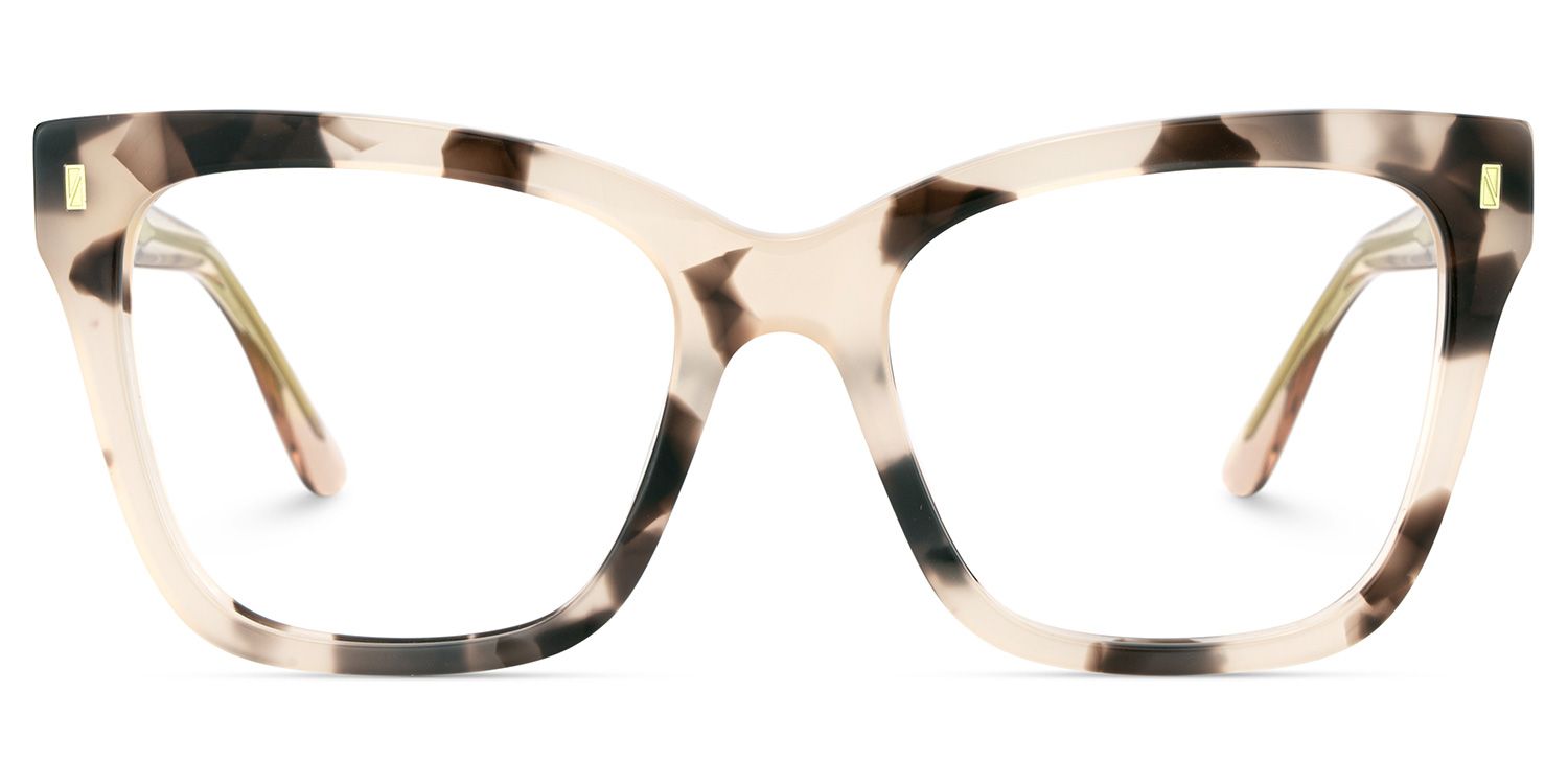 Square Tortoise Eyeglasses Rory Acetate Frame Glasses1