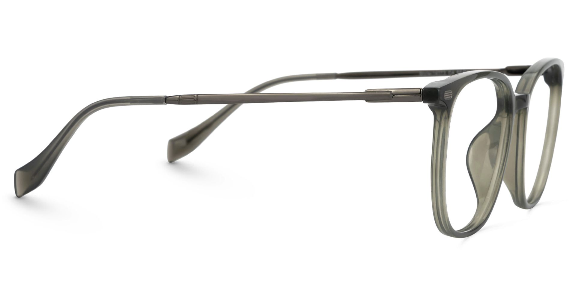 Square Valerye Green Frame Eyeglasses | ZEELOOL UK2