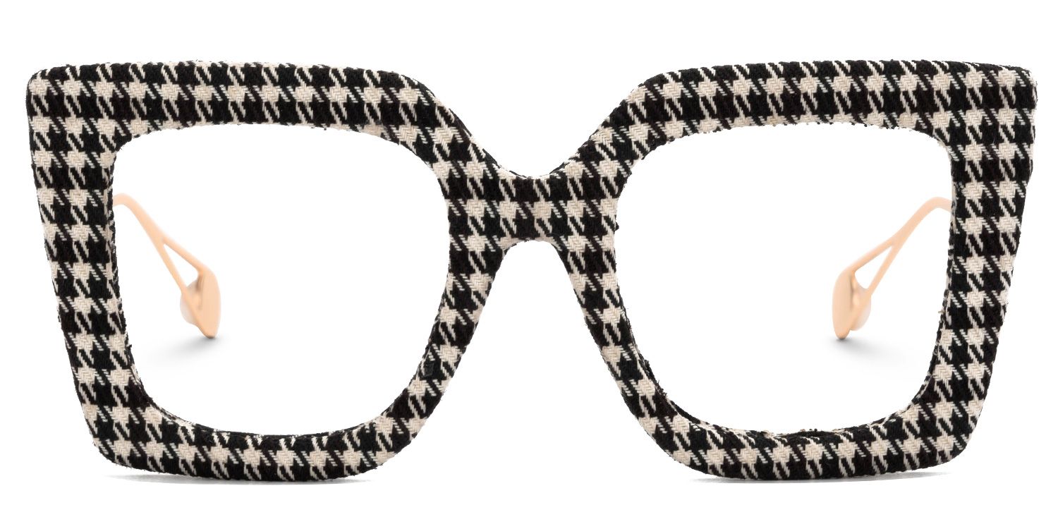 Latanya Two-Tone Eyeglasses with Square Shape | ZEELOOL UK0