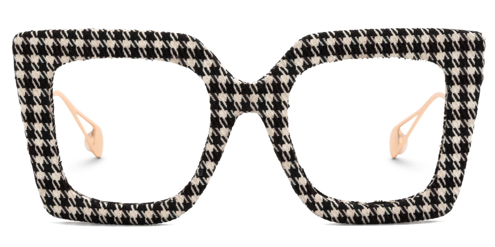 Latanya Two-Tone Eyeglasses with Square Shape | ZEELOOL UK0