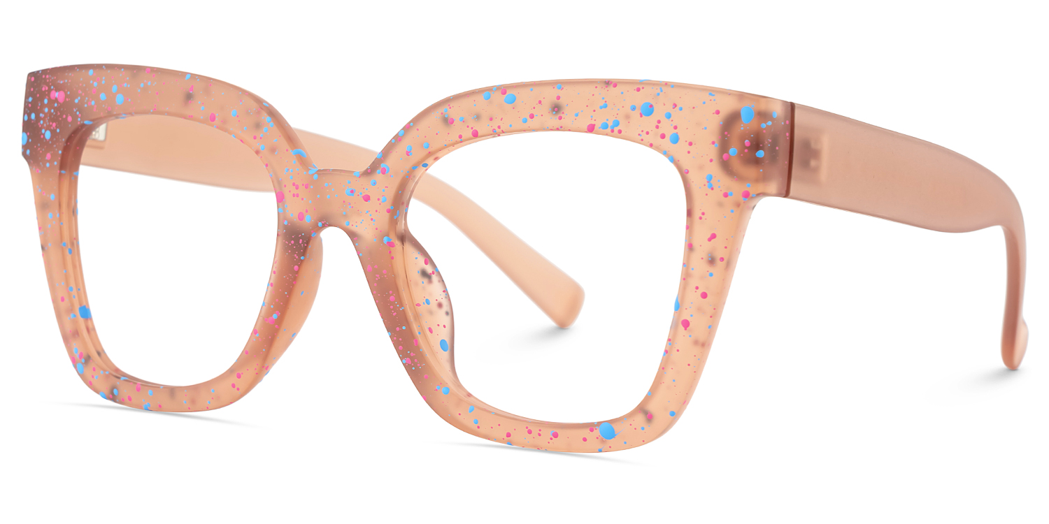 Malcolm Large Square Nerdy Glasses with Matte Brown3