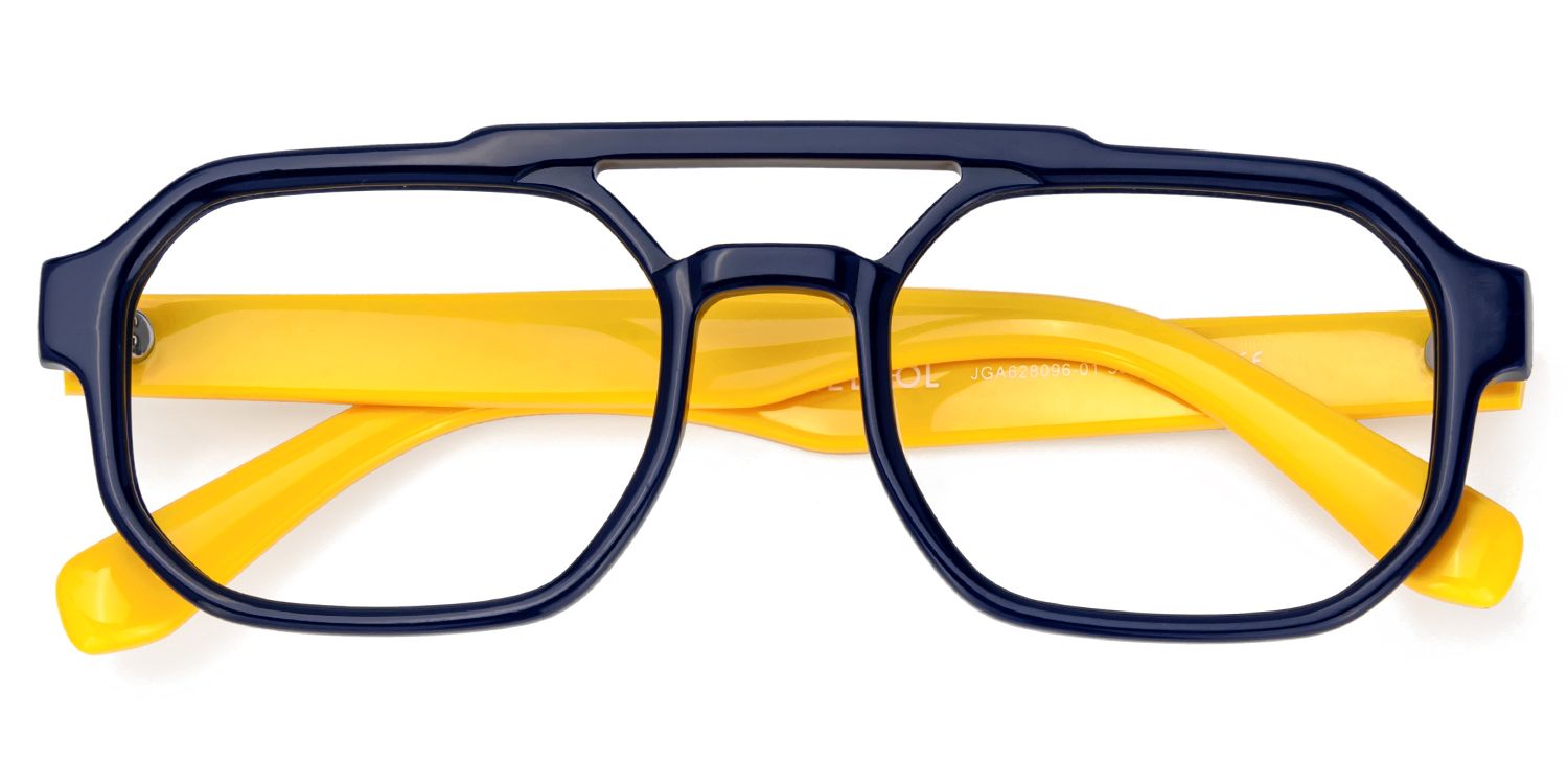 Aviator Salem Blue Color Frame Glasses | ZEELOOL UK1