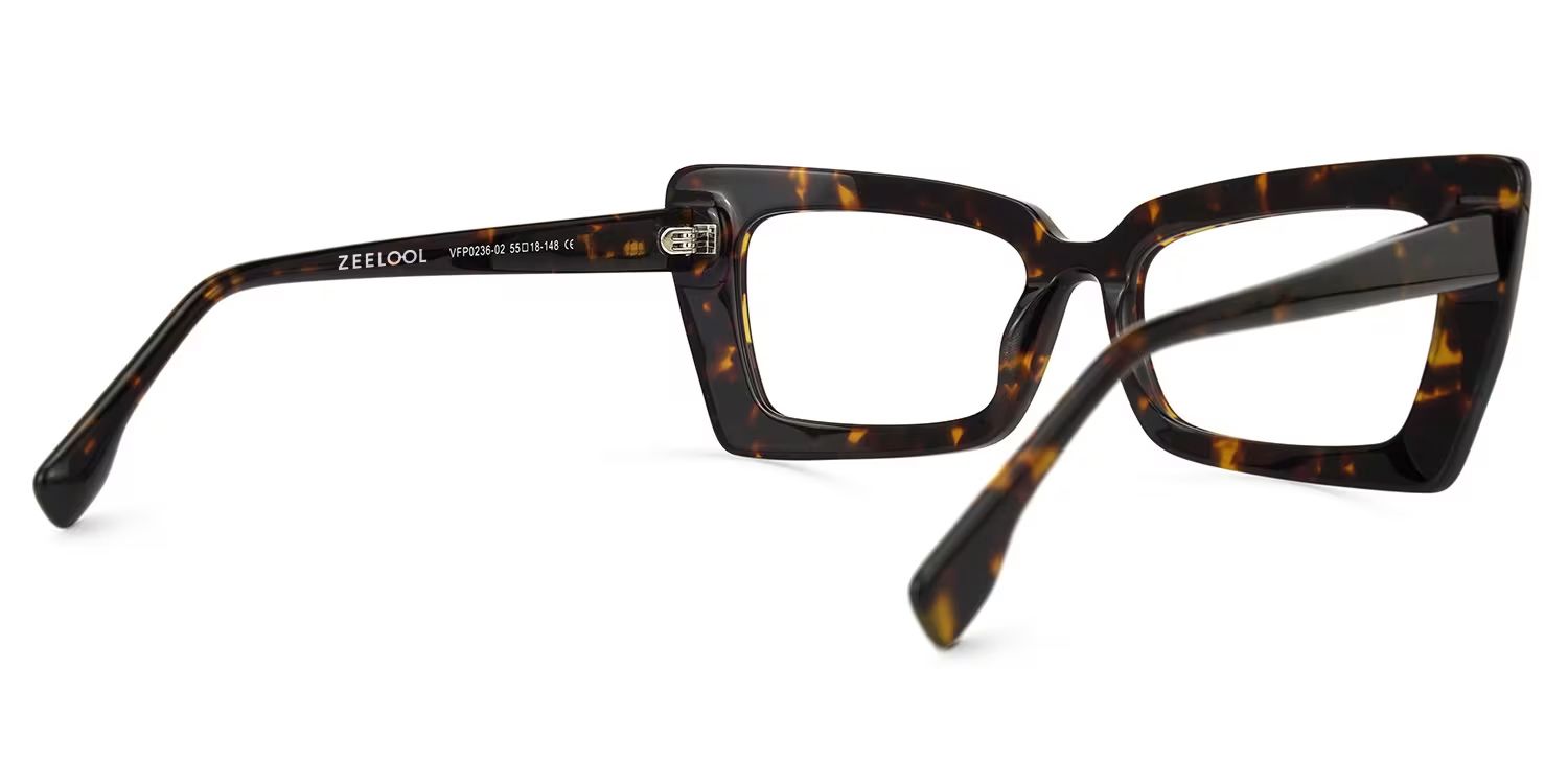 Newell Rectangle Tortoise Frames Glasses | ZEELOOL3