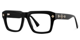 Ramdass Rectangle Black Glasses3