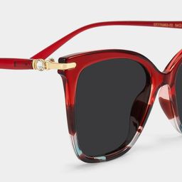 Lamar Red Butterfly Sunglasses4