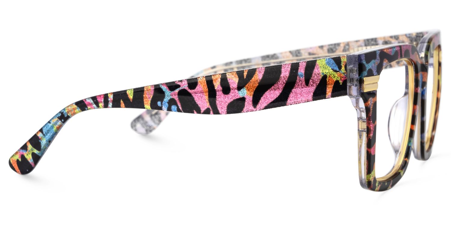 Taylor Square Havana Leopard Print Glasses for Females2