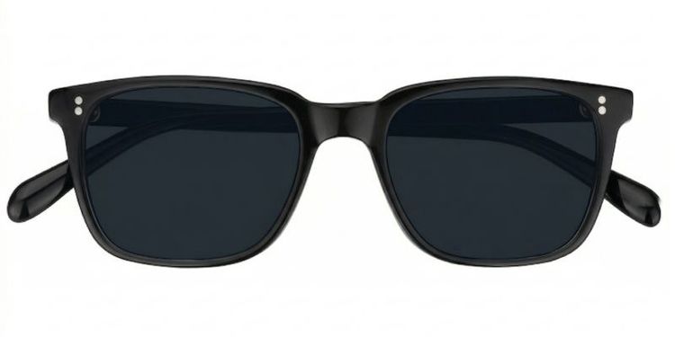Lamont Rectangle Black Glasses