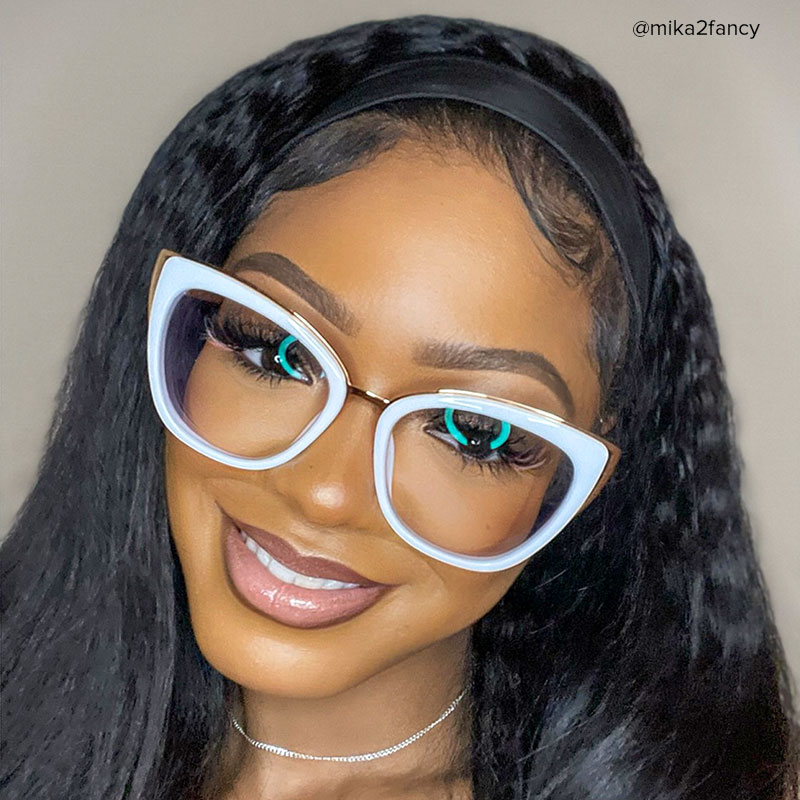 Ruiz Cateye White Glasses | ZEELOOL UK5