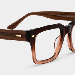 Benjamin Rectangle Two-tone Glasses5