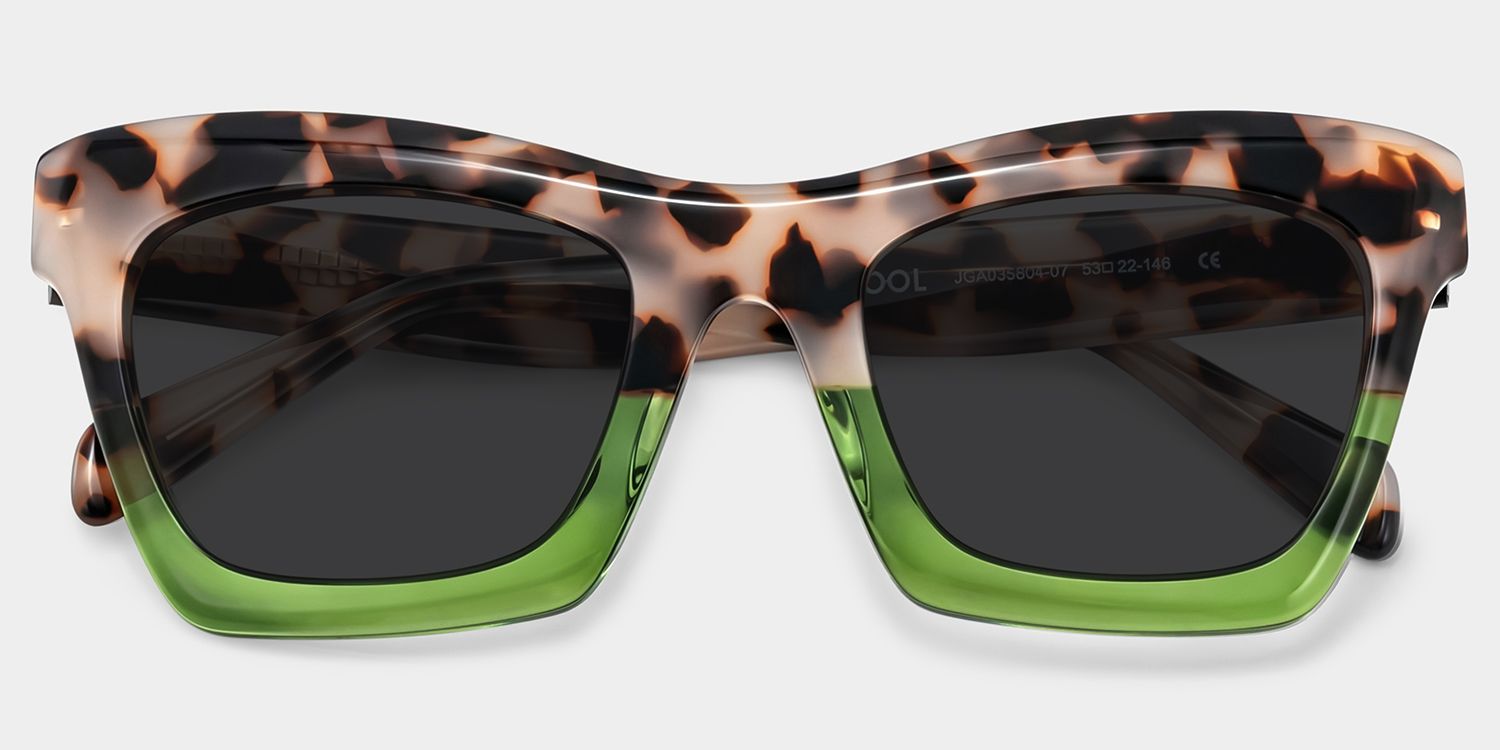 Benitez Two-Tone Frame Sunglasses with Square Style | ZEELOOL UK1