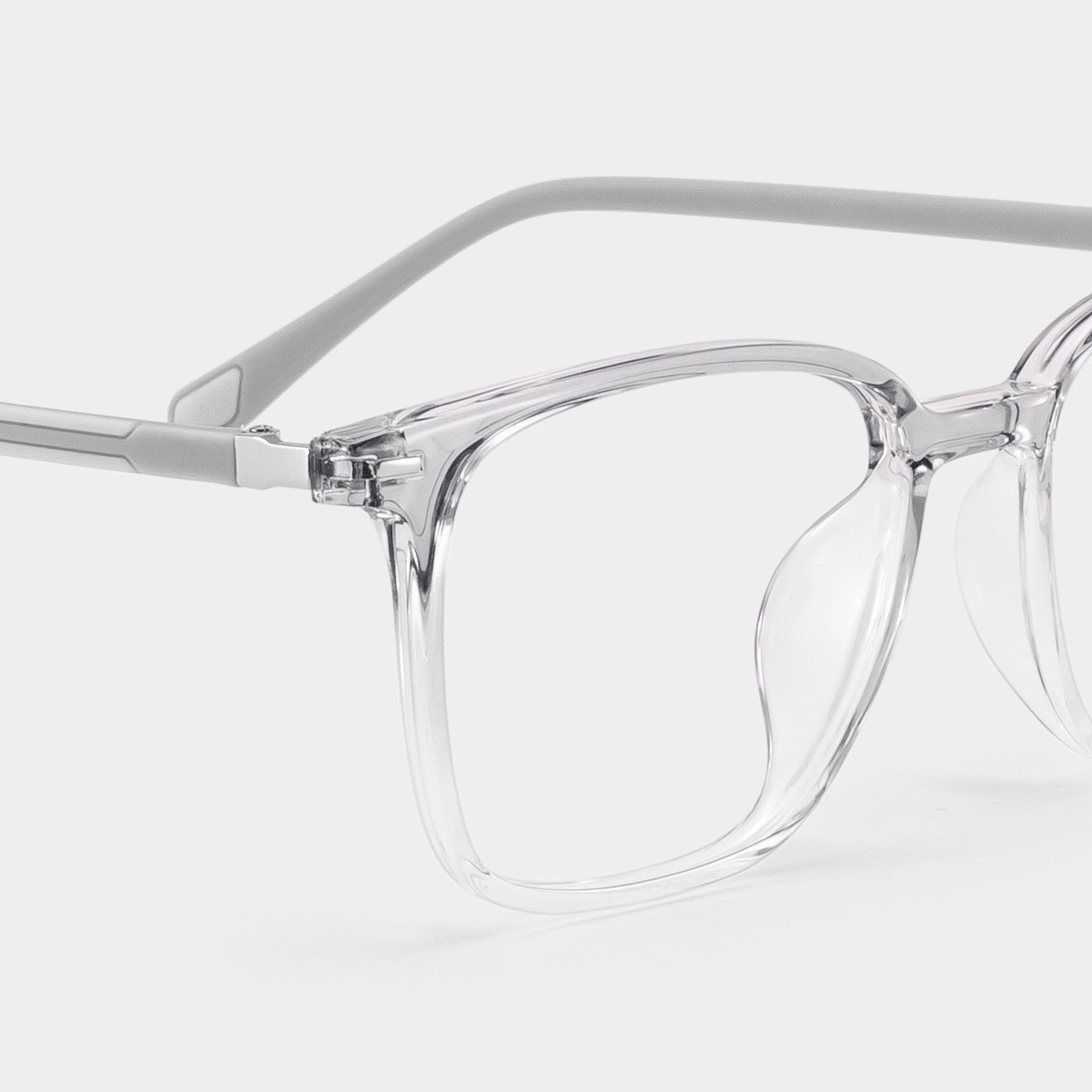Charles Grey Square Frame Glasses for Women and Men | ZEELOOL4