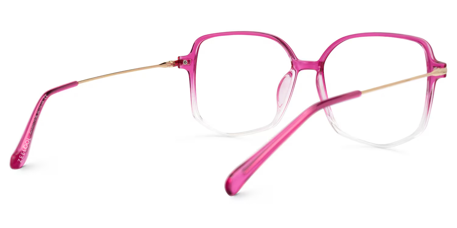 Payton Geometric Bright-Pink Glasses3