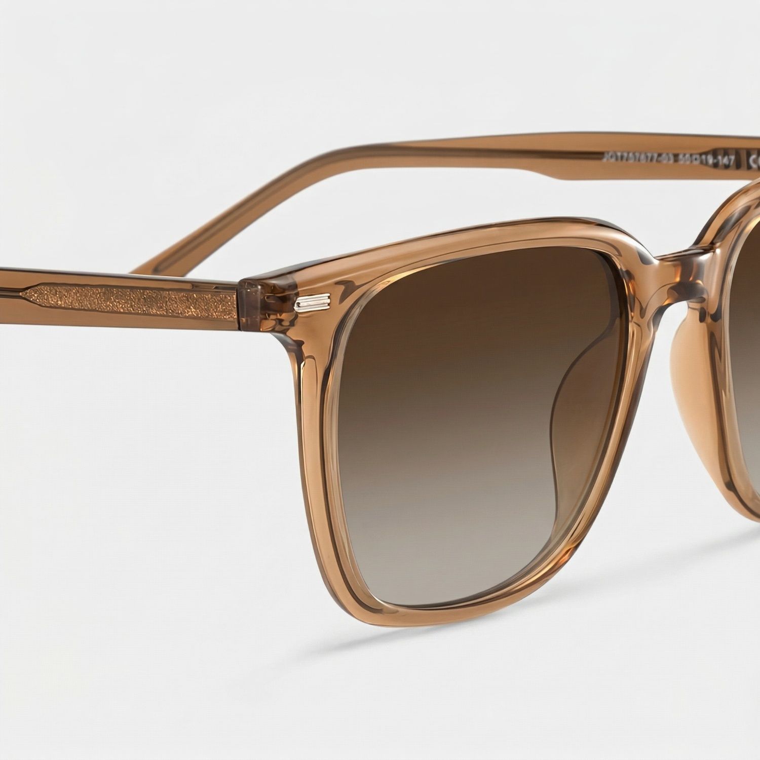 Eliza Light Brown Square Glasses Frames for Women | ZEELOOL4