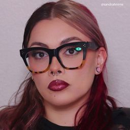 Tandy Rectangle Tortoise Glasses6