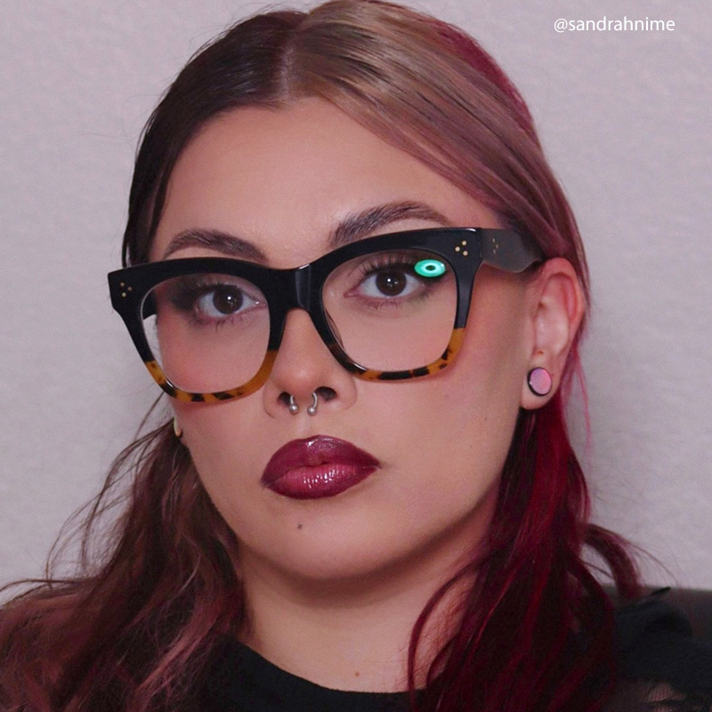 Tandy Rectangle Tortoise Frame Glasses | ZEELOOL UK9