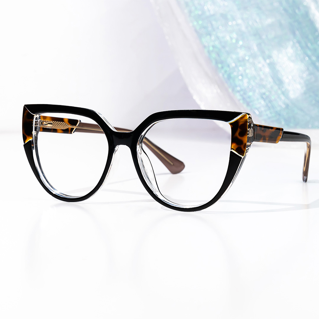 Damary Cateye Black Glasses4