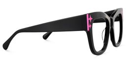 Minfia Square Black Glasses5