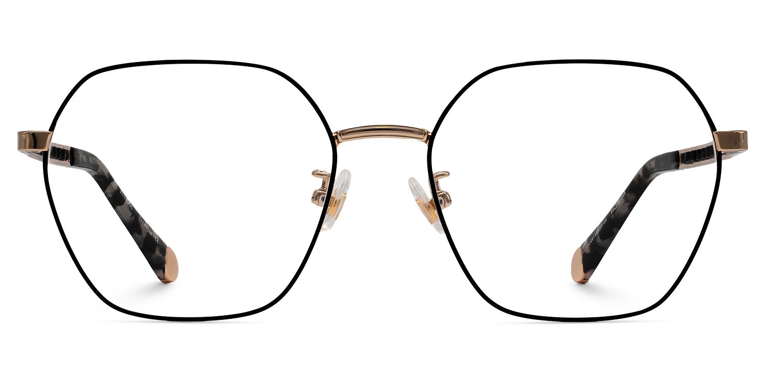 Hexagon Glasses On Round Face0