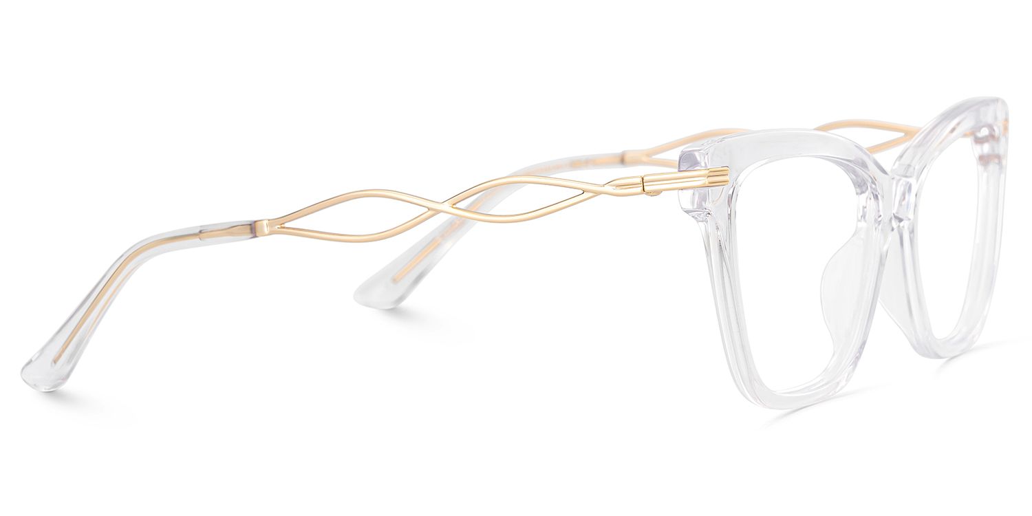 Mason Eyeglasses in Cat eye Clear Frame | ZEELOOL UK4