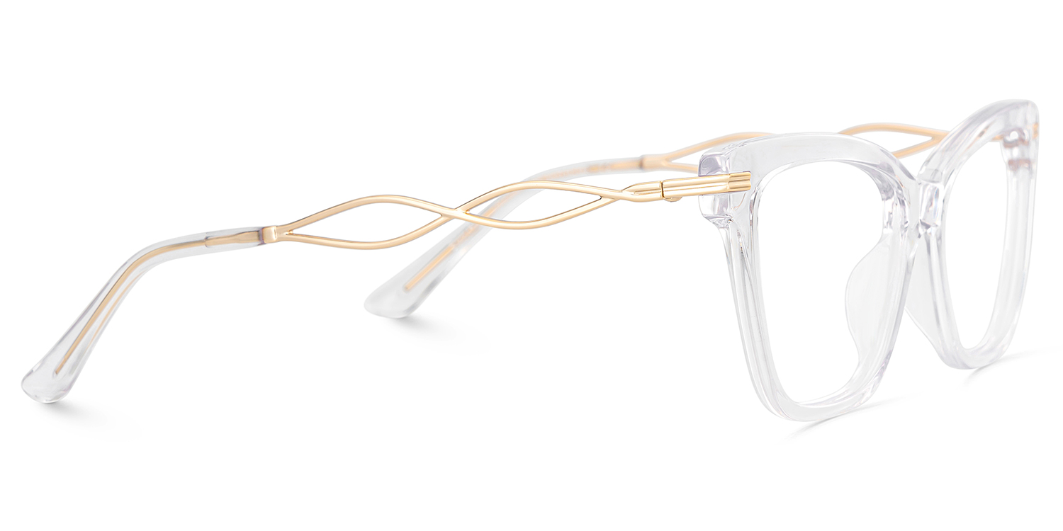 Mason Eyeglasses in Cat eye Crystal Frame | ZEELOOL UK4