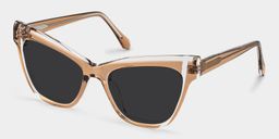 Saucie Cateye Brown Glasses2