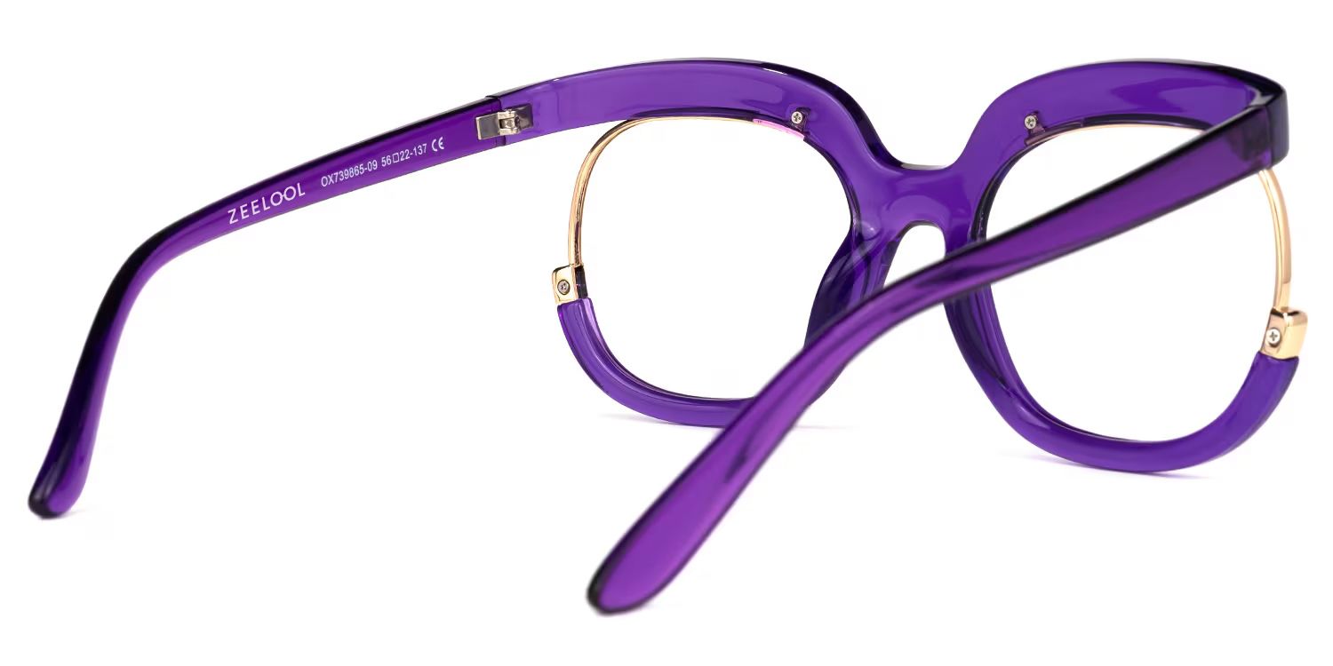 Darice Round Purple Glasses | ZEELOOL UK3