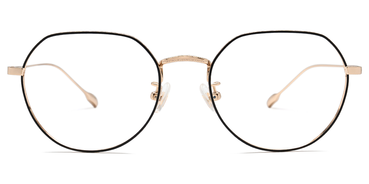 Round Titanium Eyeglasses Frames0