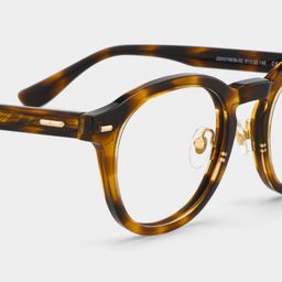 Frances Round Tortoise Glasses5