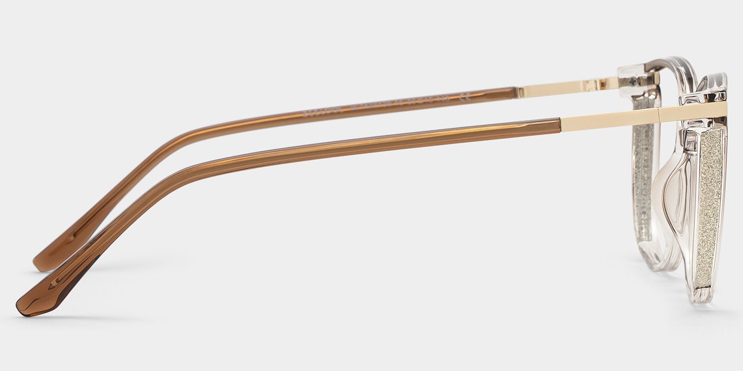 Rodz Square Brown Eyeglasses and Thin Frames Glasses3