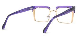Kiana Square Purple Glasses3