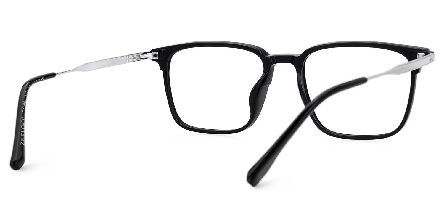 Roxy Rectangle Mixed-Materials Full-Frame Eyeglasses | ZEELOOL UK3