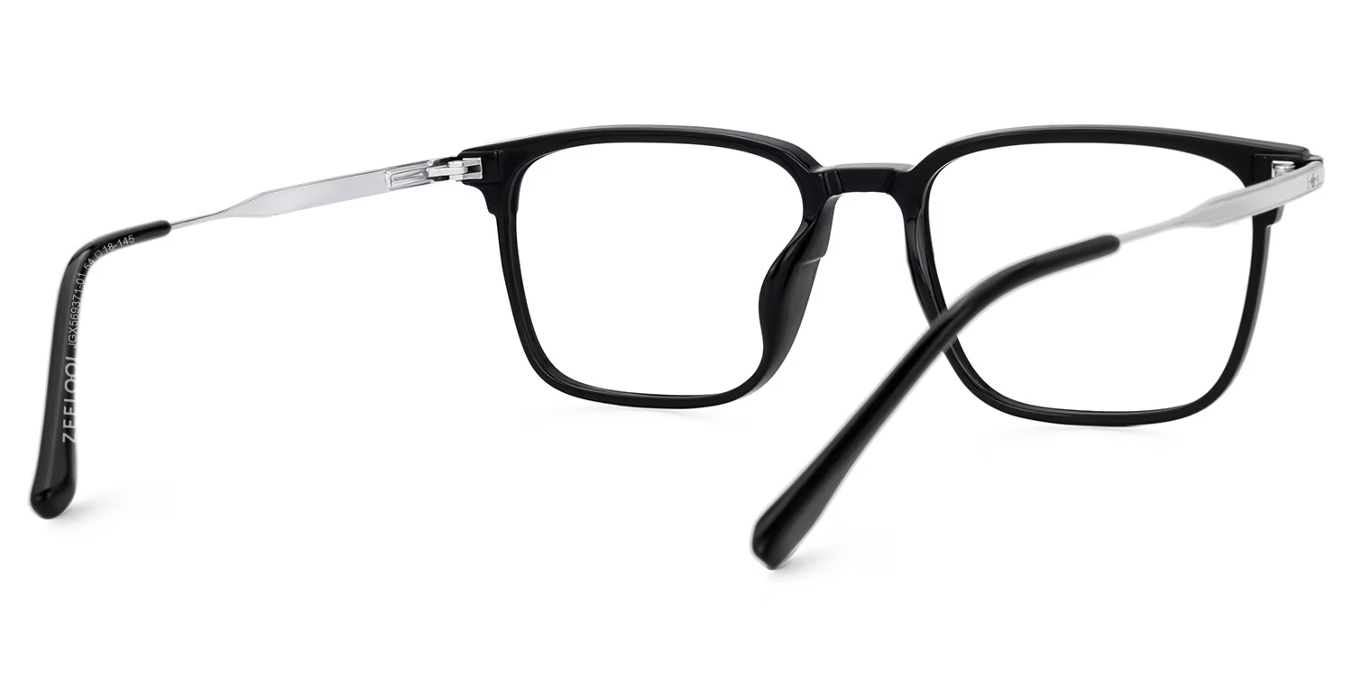 Roxy Rectangle Mixed-Materials Full-Frame Eyeglasses | ZEELOOL UK3