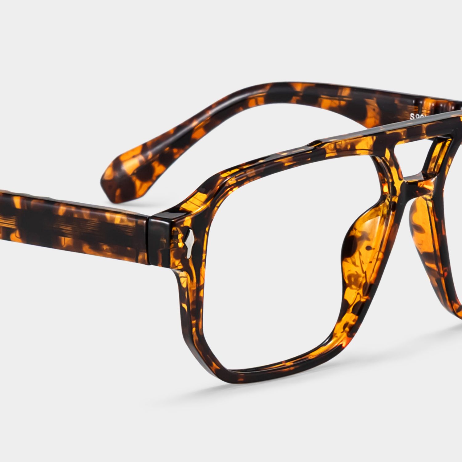 Colton Tortoise Frame Glasses with Aviator Frame Online | ZEELOOL4