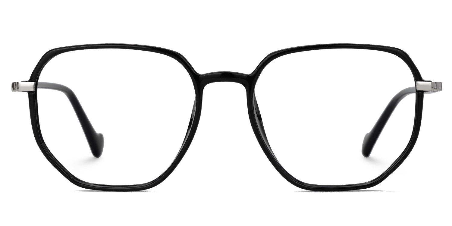 Maura Geometric Black Glasses0