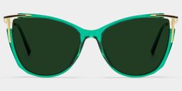 Yomary Cateye Green Glasses0
