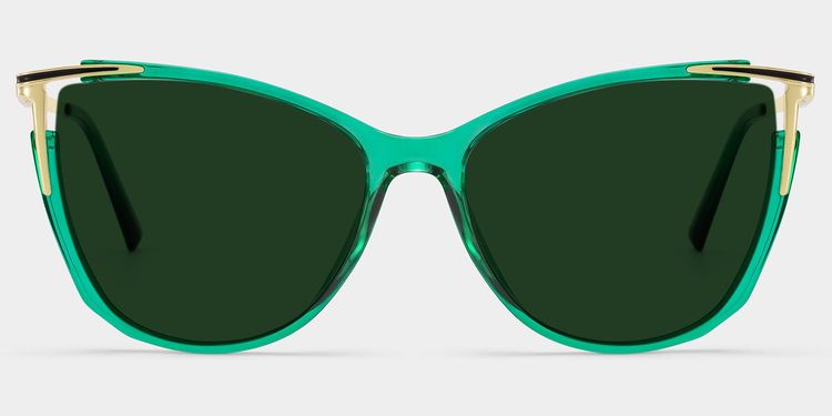 Yomary Cateye Green Glasses