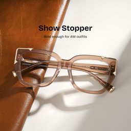 Dax Square Beige Glasses0