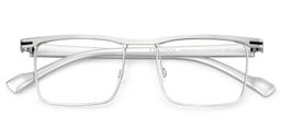 Violet Silver Browline Glasses2