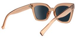 Malcolm Square Beige-Clear Sunglasses3