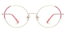 Rindy Round Pink Glasses0