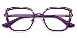 Frieze Rectangle Purple Glasses2