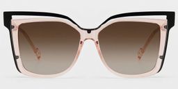 Twolla Square Beige Glasses0