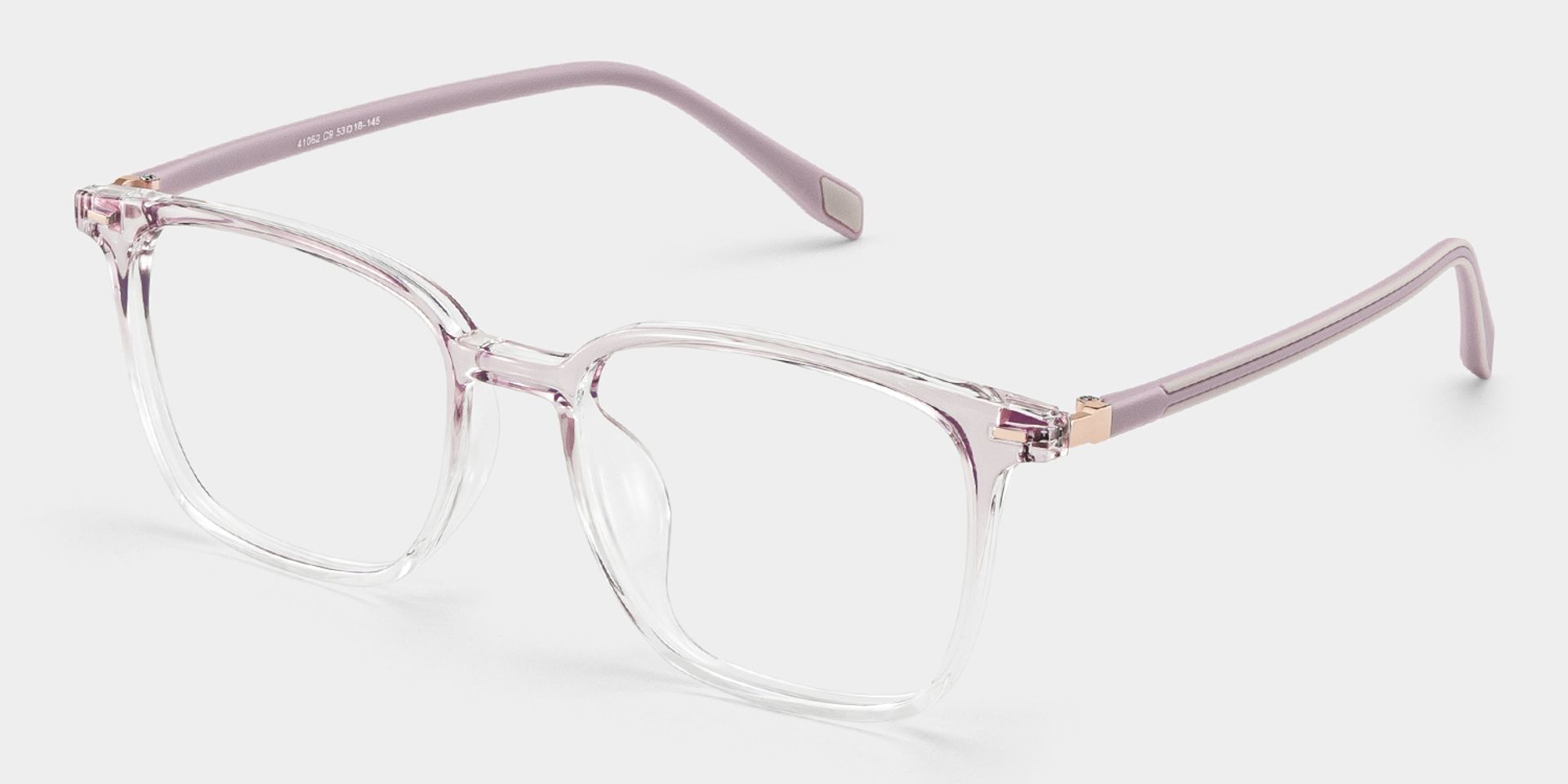 Charles Pink Square Frame Glasses for Women | ZEELOOL2